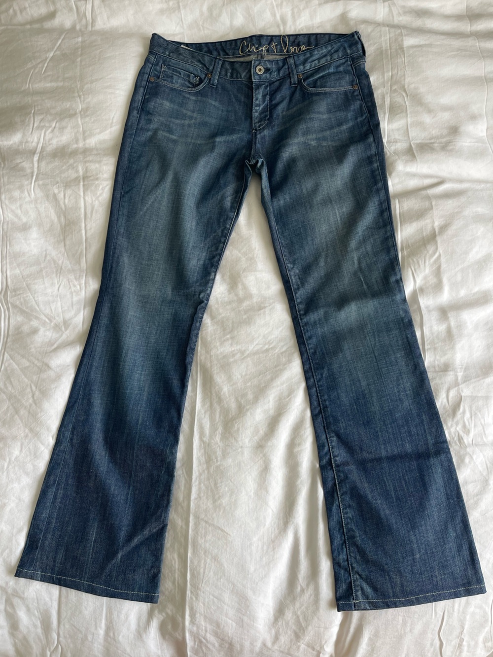 Chip & Pepper Women's Dark Blue Stella Bootcut Jeans Size 30